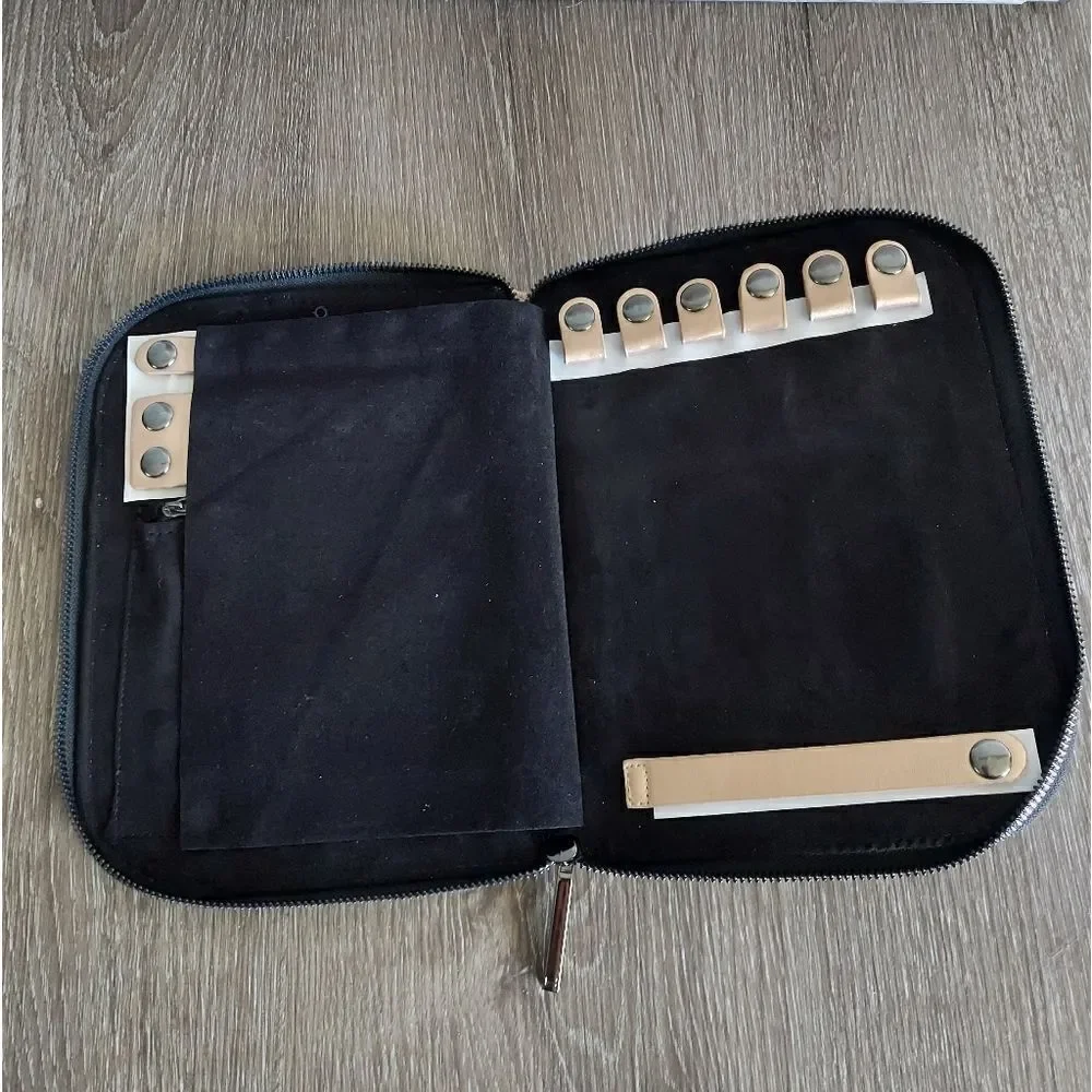 NWOT Halston Rose Gold Jewelry Portfolio Case